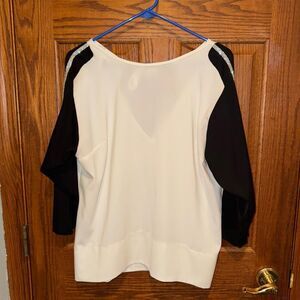 Joseph-ribkoff Women's Black and Cream Blouse